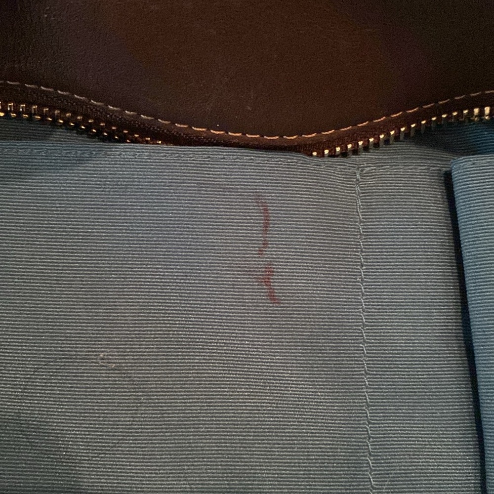 Coach Brown Leather Top Handle Turnlock Pocket Zipper Satchel Shoulder Bag - Picture 16 of 16